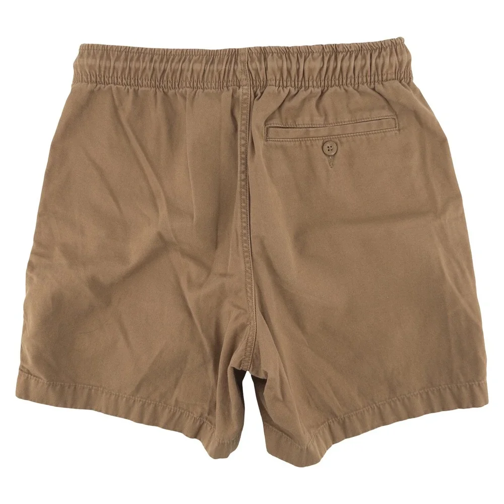 LL Bean Mens Small Dock Shorts Brown Classic Fit Cotton Gorpcore Lake Boat